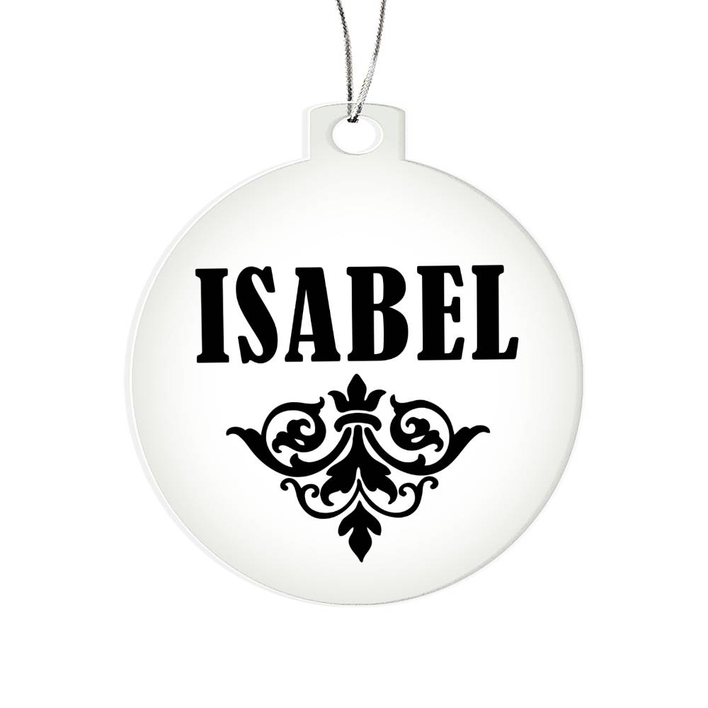 Isabel v01 - Acrylic Ornament