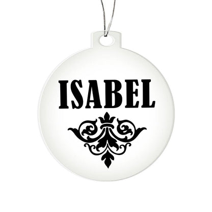 Isabel v01 - Acrylic Ornament