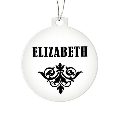 Elizabeth v01 - Acrylic Ornament