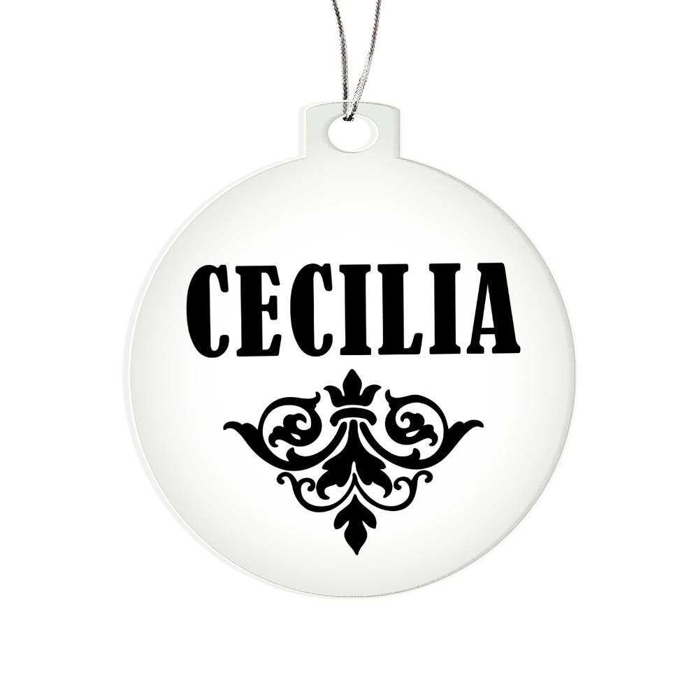 Cecilia v01 - Acrylic Ornament