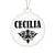 Cecilia v01 - Acrylic Ornament