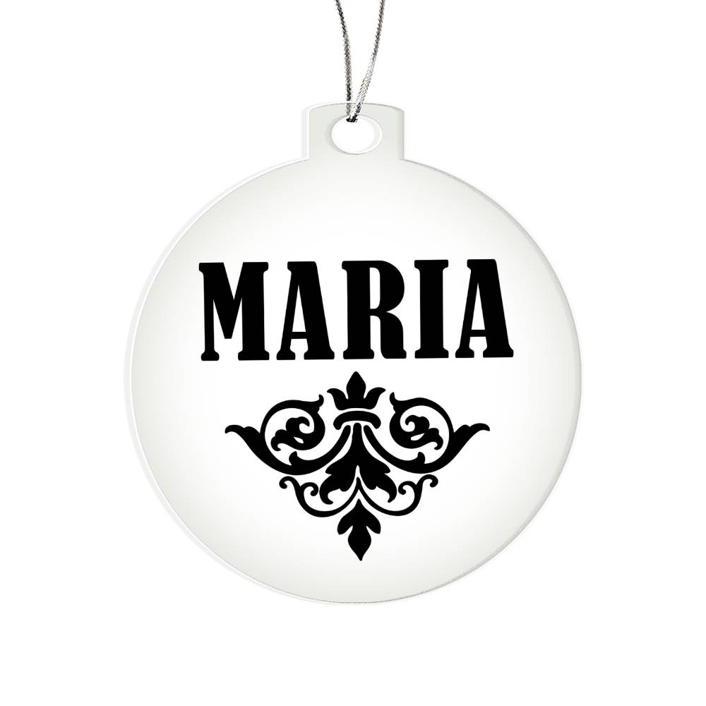 Maria v01 - Acrylic Ornament