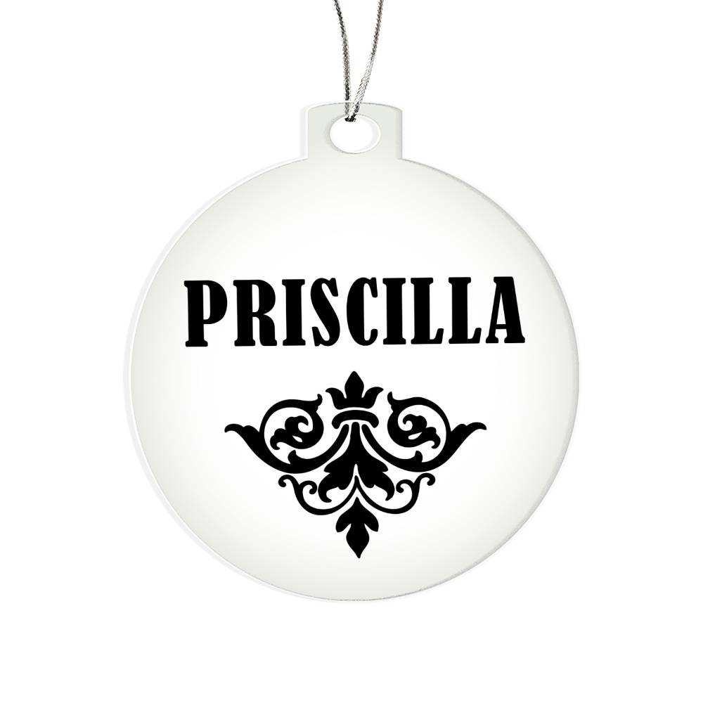 Priscilla v01 - Acrylic Ornament