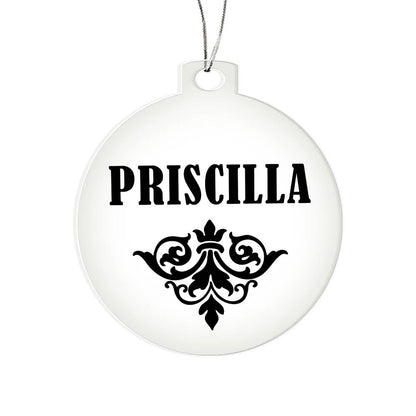 Priscilla v01 - Acrylic Ornament
