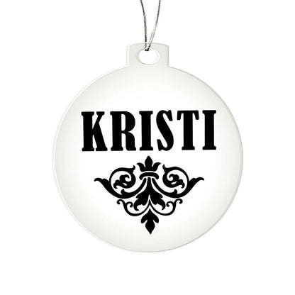 Kristi v01 - Acrylic Ornament