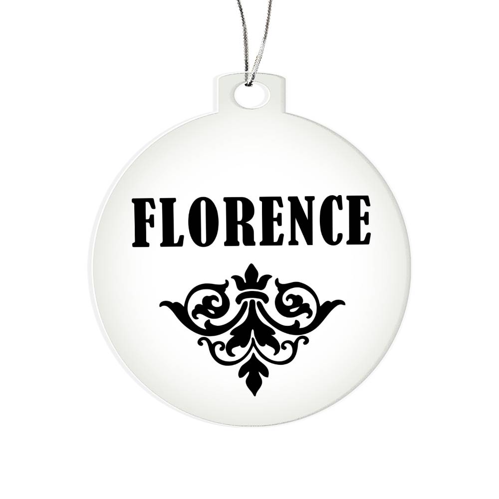 Florence v01 - Acrylic Ornament