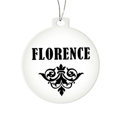 Florence v01 - Acrylic Ornament