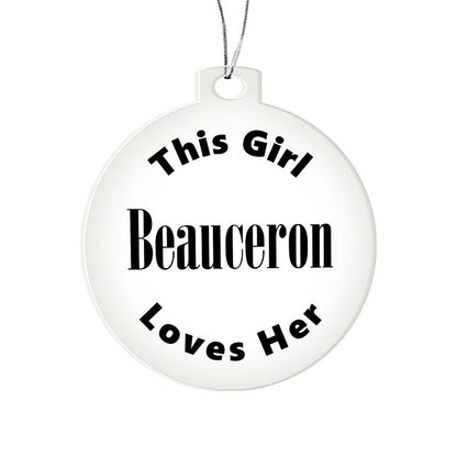 Beauceron - Acrylic Ornament