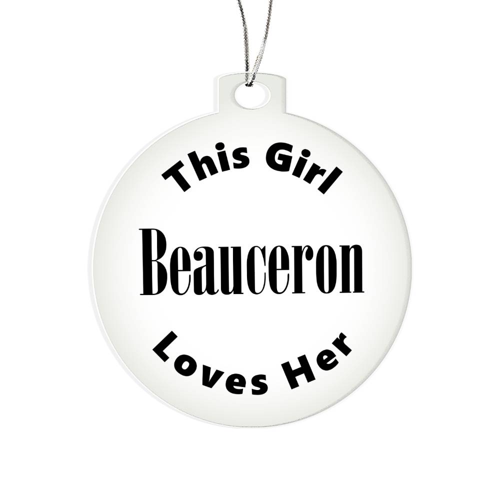 Beauceron - Acrylic Ornament
