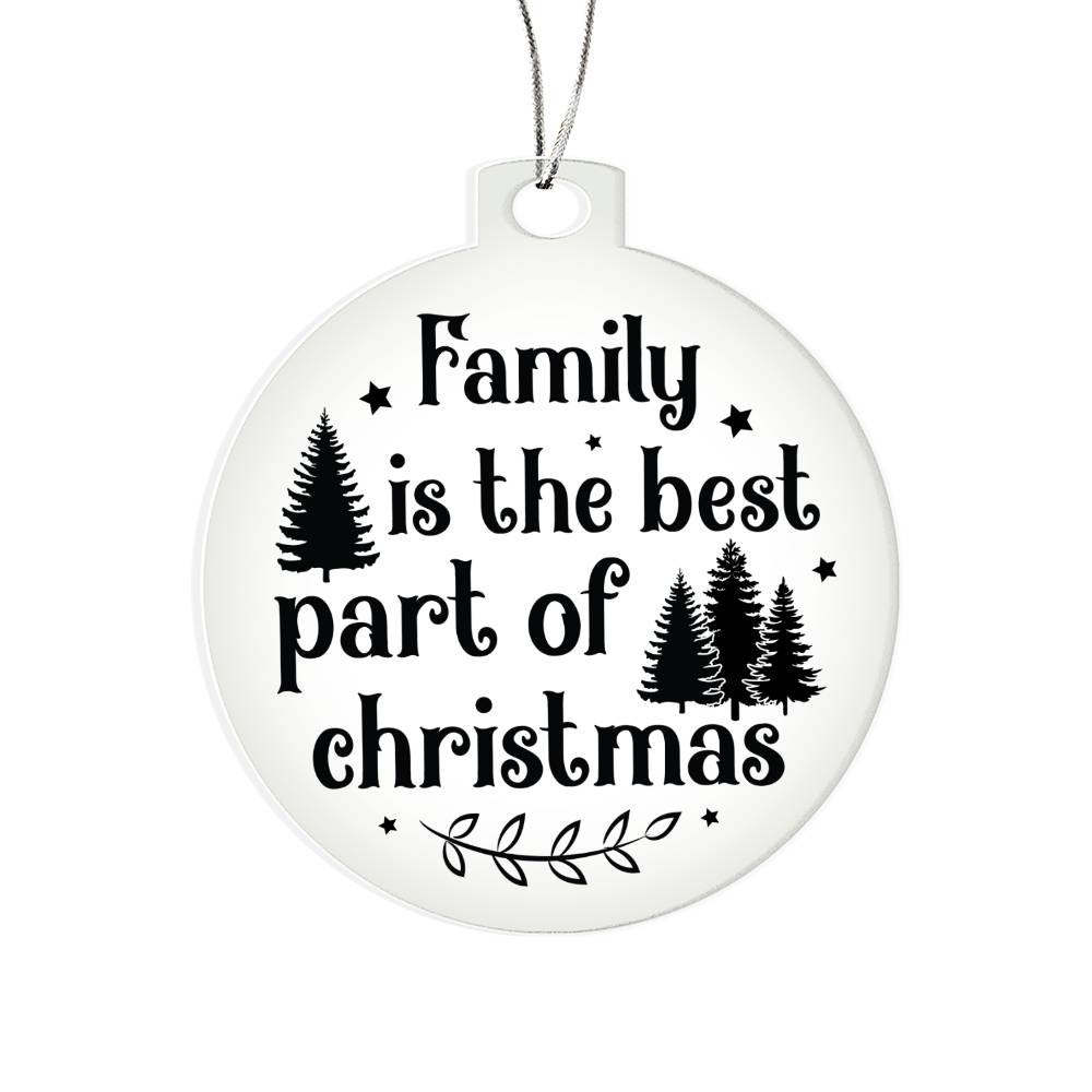 Family Christmas 008 - Acrylic Ornament