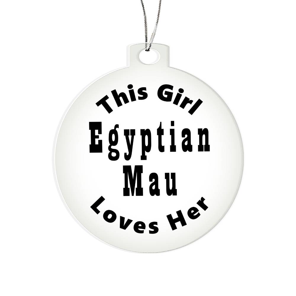 Egyptian Mau - Acrylic Ornament