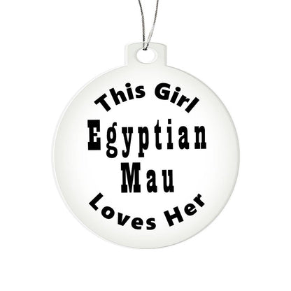 Egyptian Mau - Acrylic Ornament