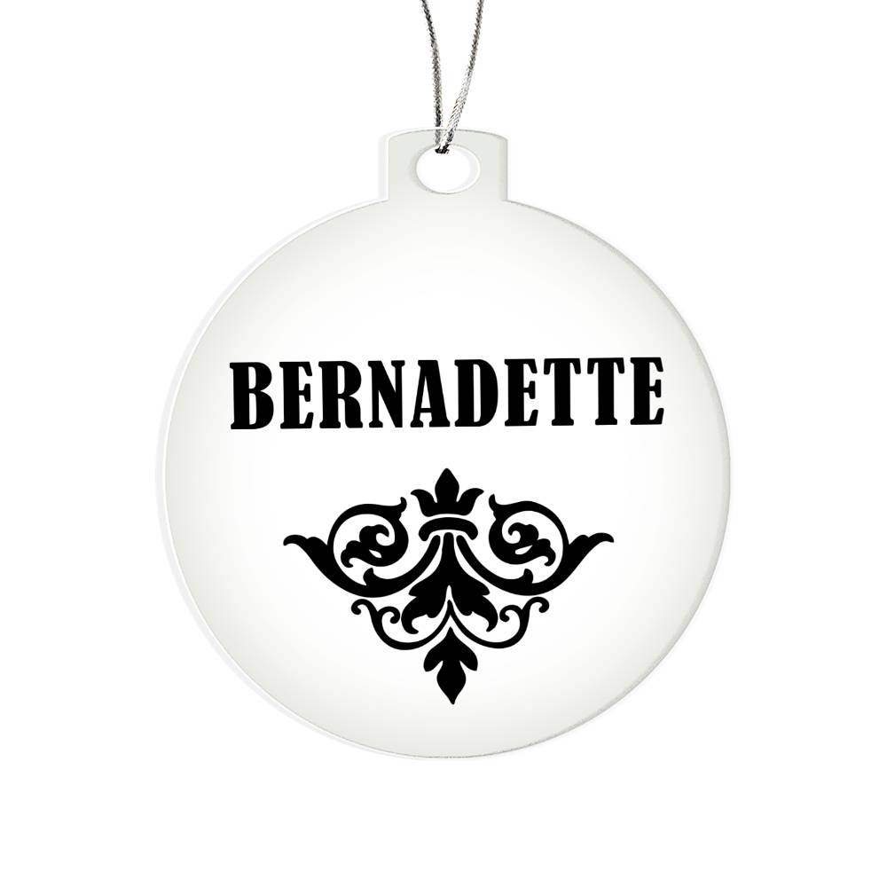 Bernadette v01 - Acrylic Ornament