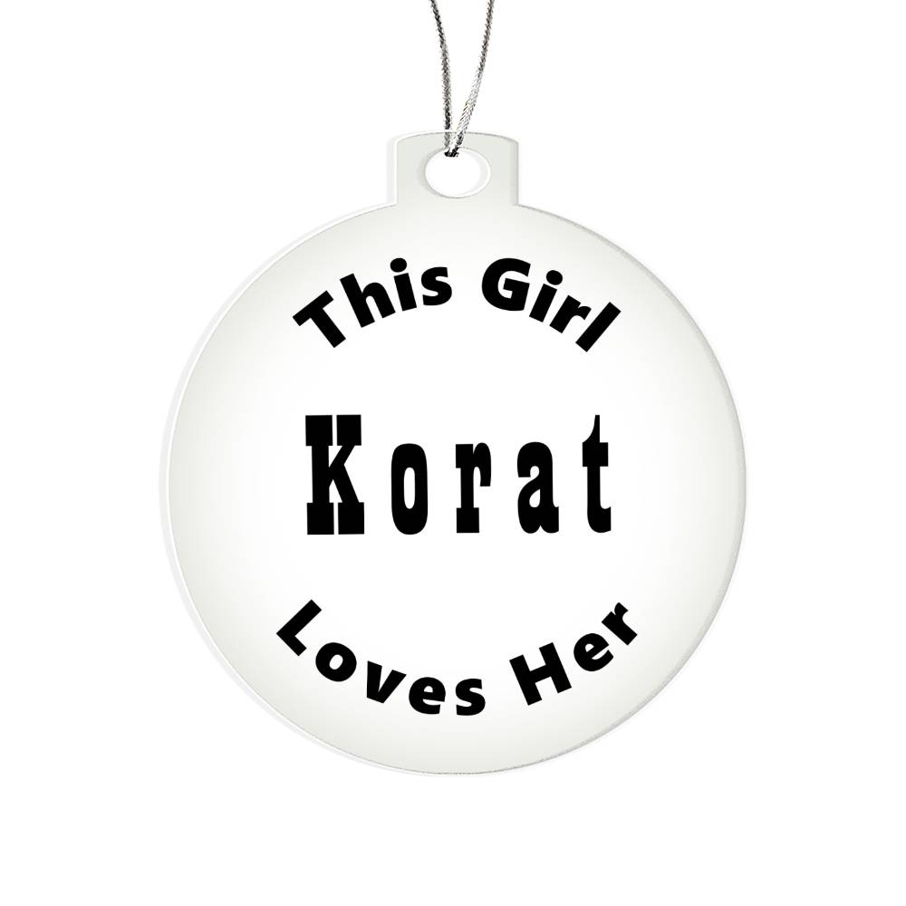 Korat - Acrylic Ornament