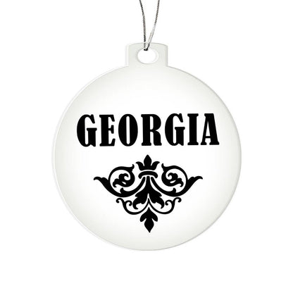 Georgia v01 - Acrylic Ornament