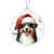 Christmas Dog - Miniature American Shepherd - Acrylic Ornament