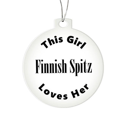 Finnish Spitz - Acrylic Ornament