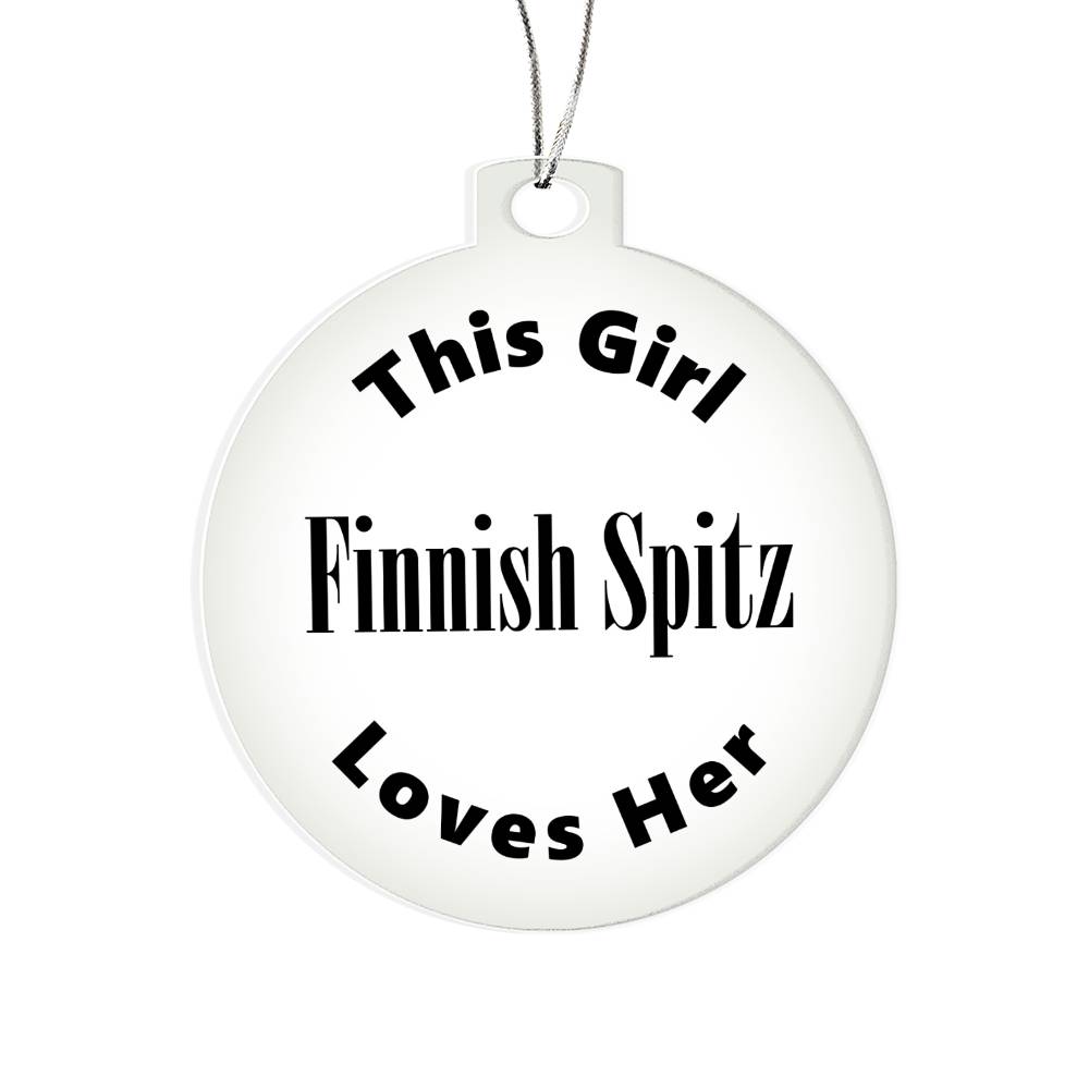 Finnish Spitz - Acrylic Ornament