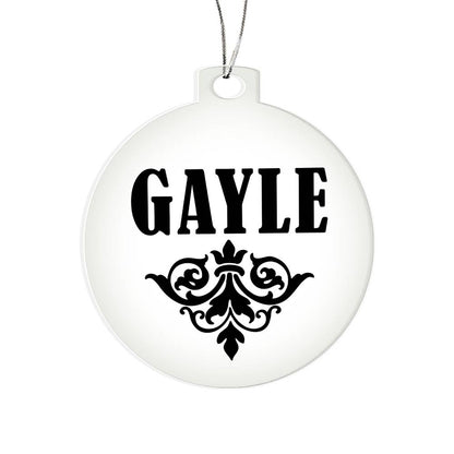 Gayle v01 - Acrylic Ornament