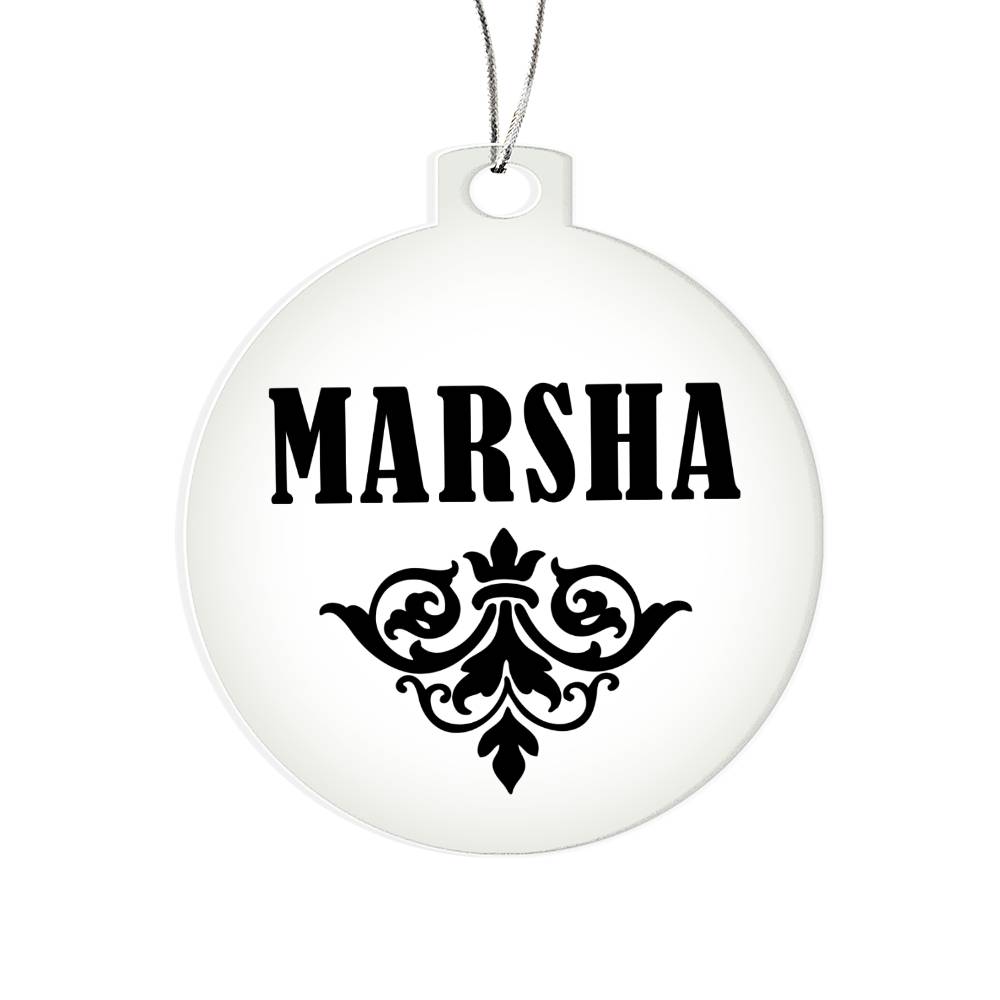 Marsha v01 - Acrylic Ornament
