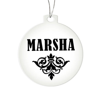 Marsha v01 - Acrylic Ornament