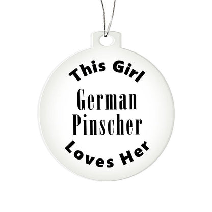German Pinscher - Acrylic Ornament