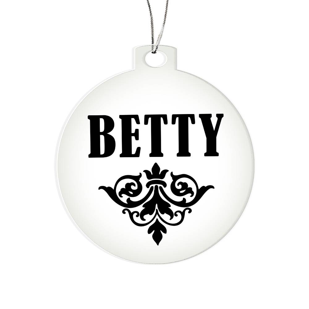 Betty v01 - Acrylic Ornament