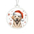 Christmas Dog - Labrador Retriever - Acrylic Ornament