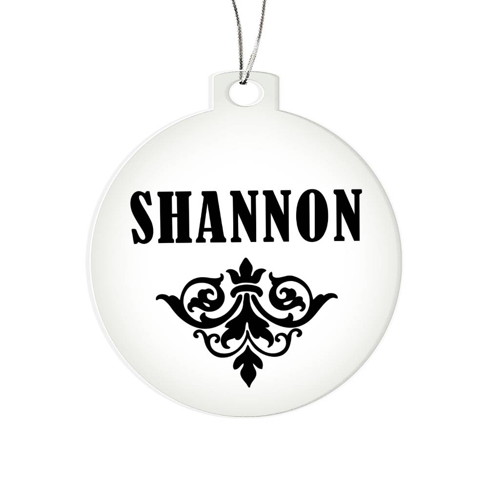 Shannon v01 - Acrylic Ornament