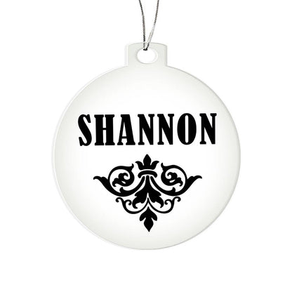 Shannon v01 - Acrylic Ornament