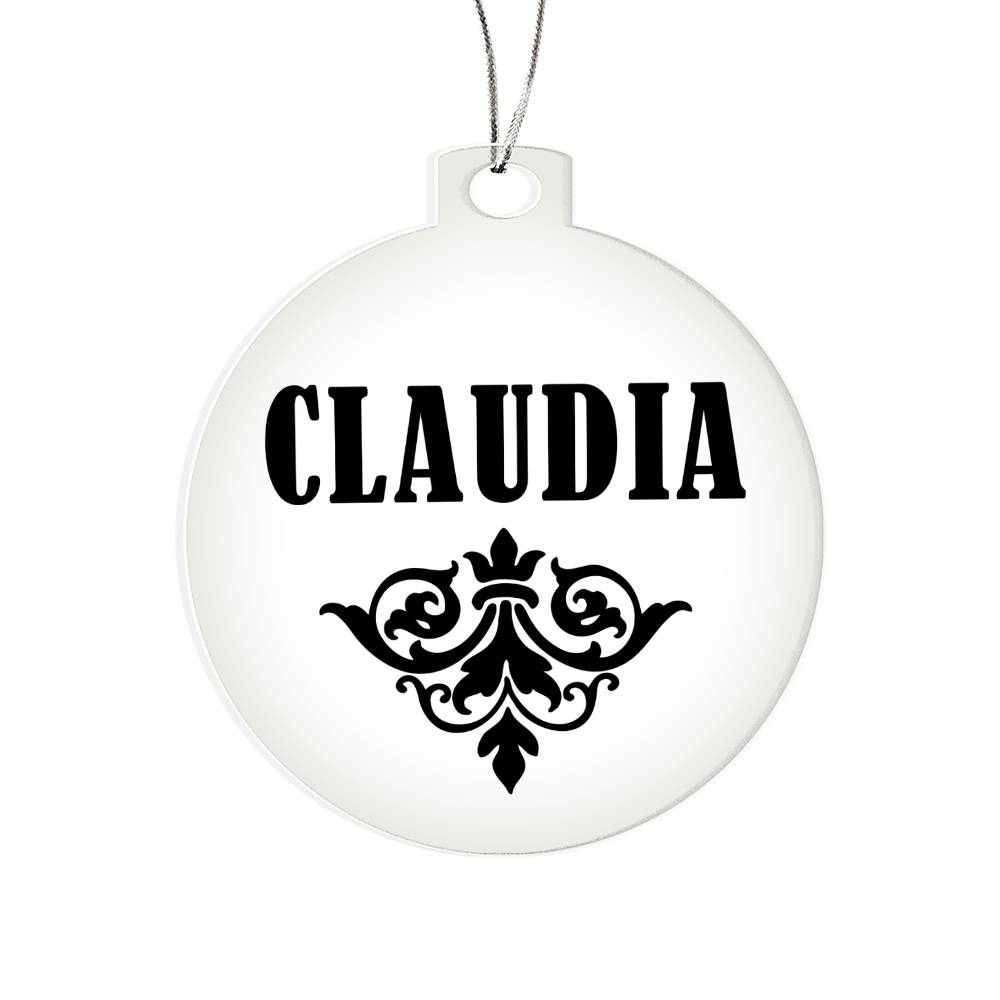 Claudia v01 - Acrylic Ornament