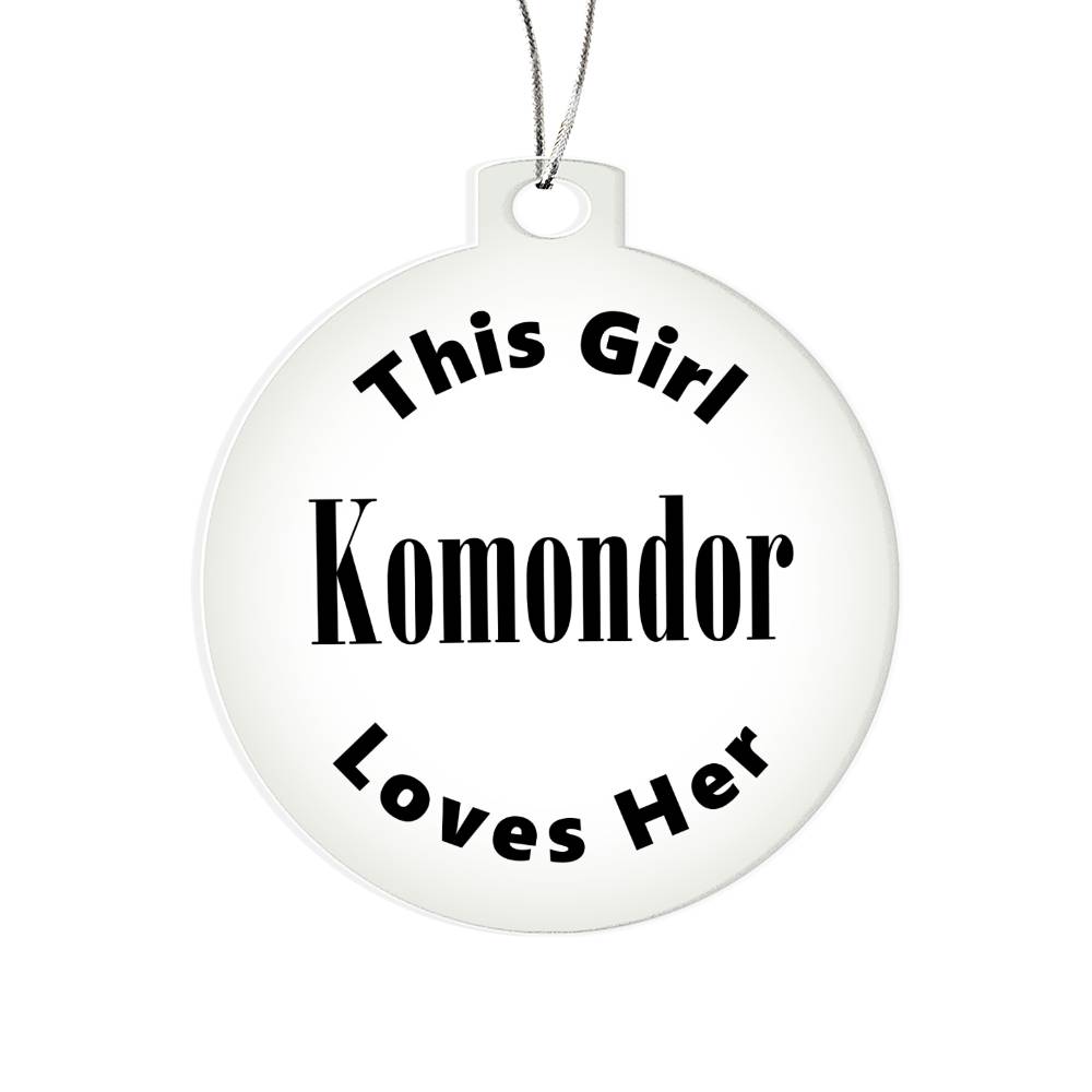 Komondor - Acrylic Ornament