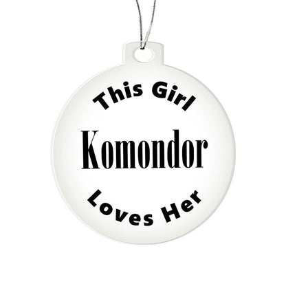 Komondor - Acrylic Ornament