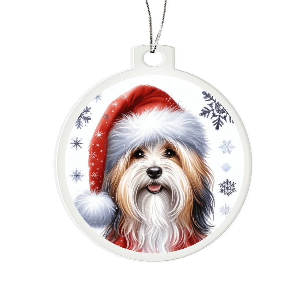 Christmas Dog - Havanese - Acrylic Ornament