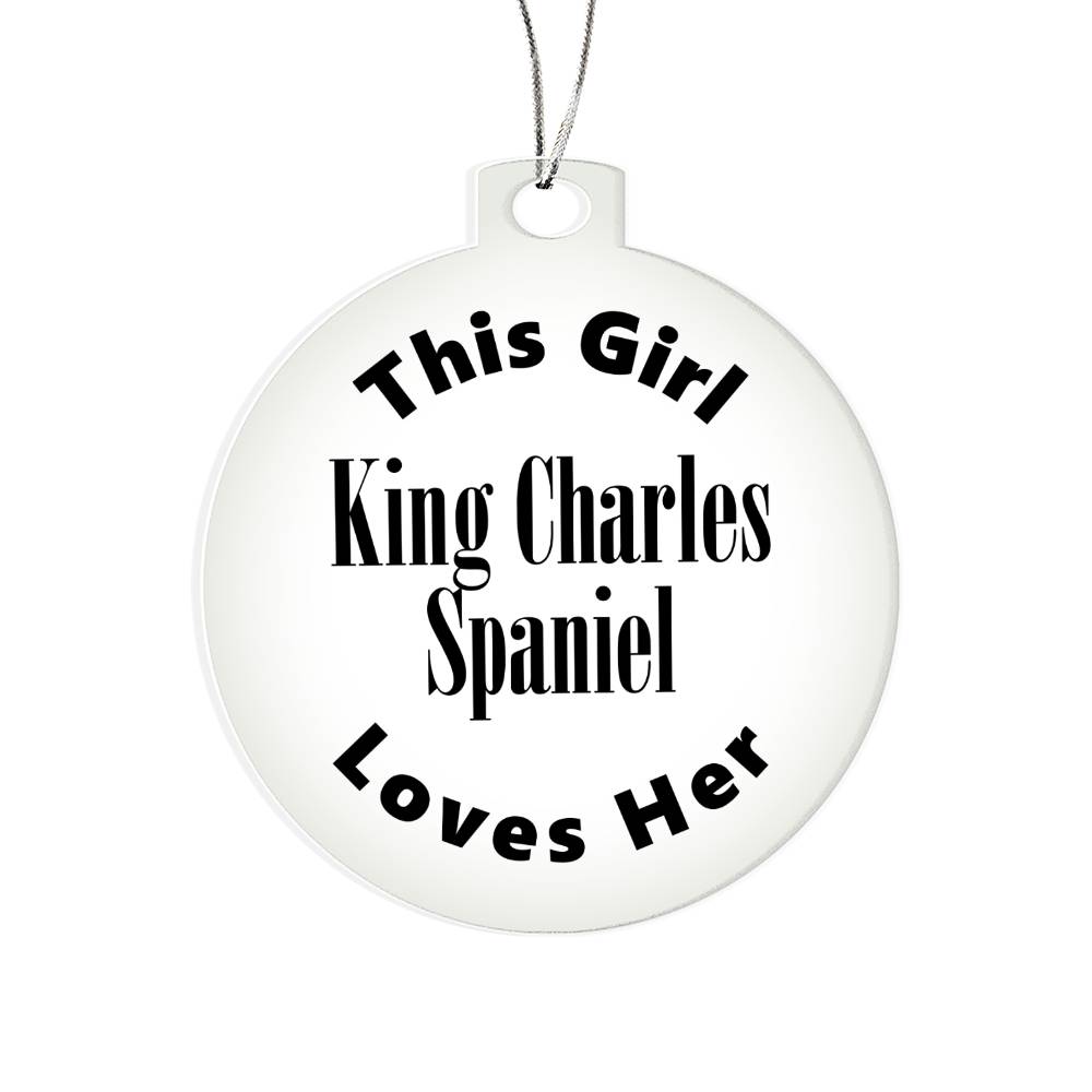 King Charles Spaniel - Acrylic Ornament