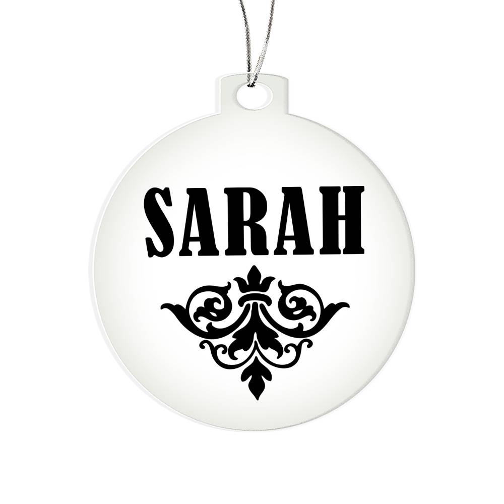 Sarah v01 - Acrylic Ornament