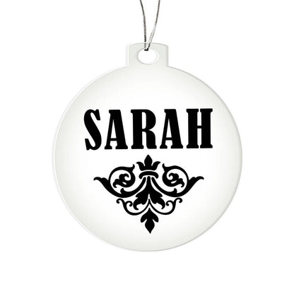 Sarah v01 - Acrylic Ornament