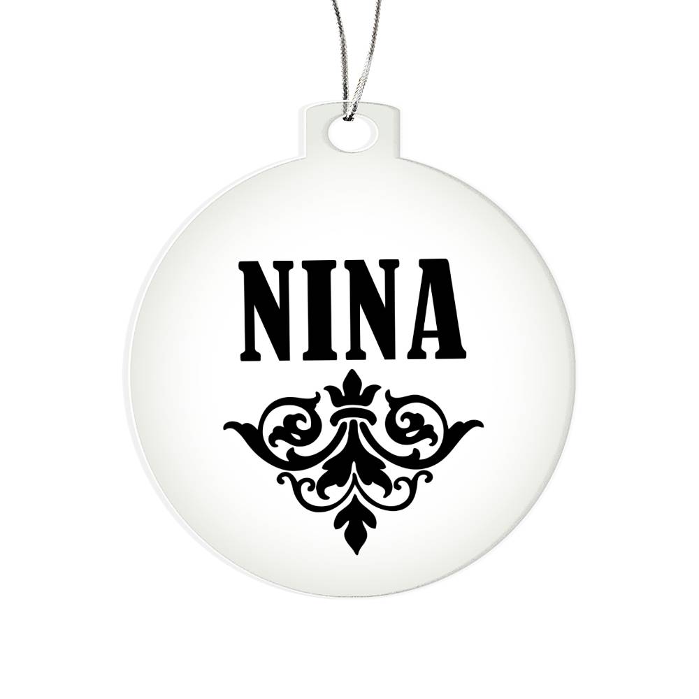 Nina v01 - Acrylic Ornament