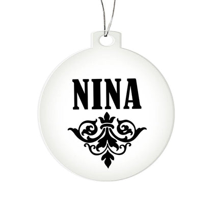 Nina v01 - Acrylic Ornament