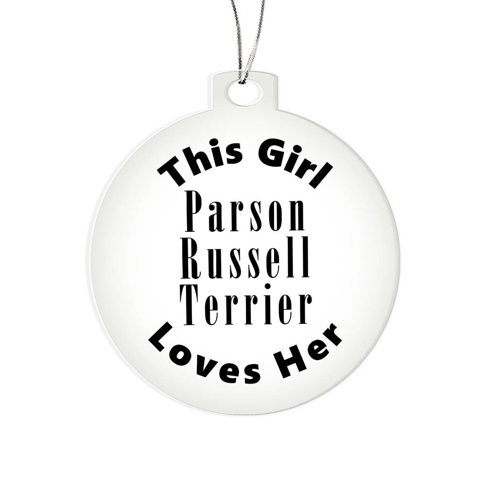 Parson Russell Terrier - Acrylic Ornament