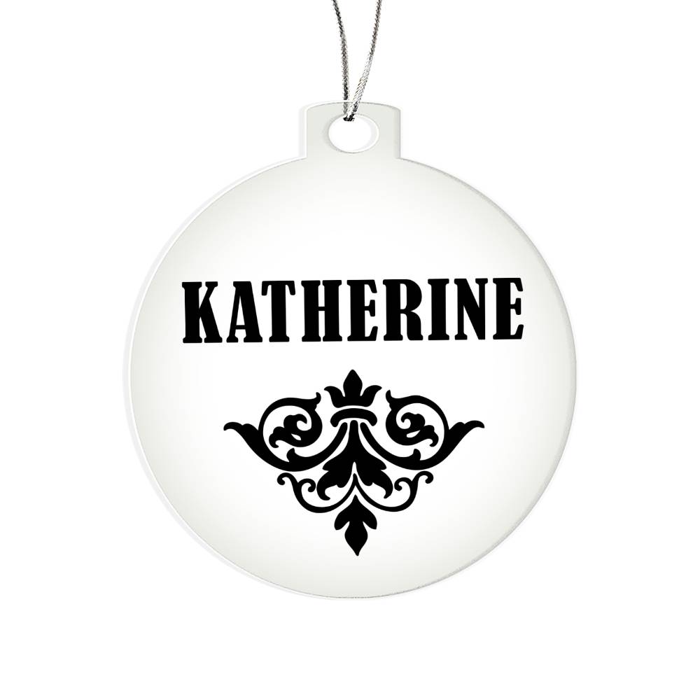 Katherine v01 - Acrylic Ornament