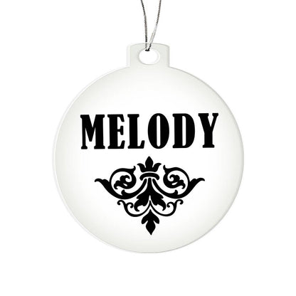 Melody v01 - Acrylic Ornament