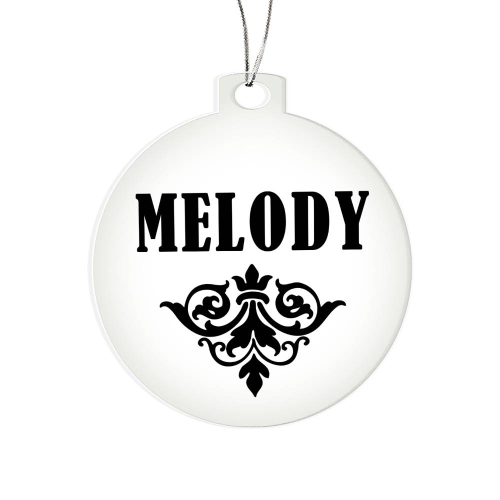 Melody v01 - Acrylic Ornament