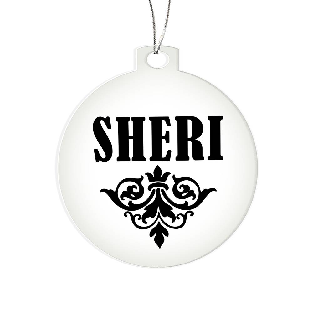 Sheri v01 - Acrylic Ornament
