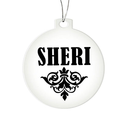 Sheri v01 - Acrylic Ornament