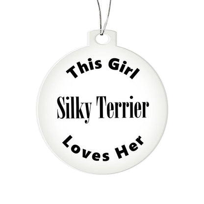 Silky Terrier - Acrylic Ornament
