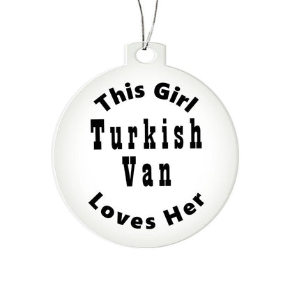 Turkish Van - Acrylic Ornament