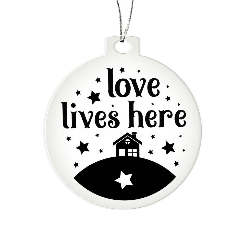 Family Christmas 011 - Acrylic Ornament