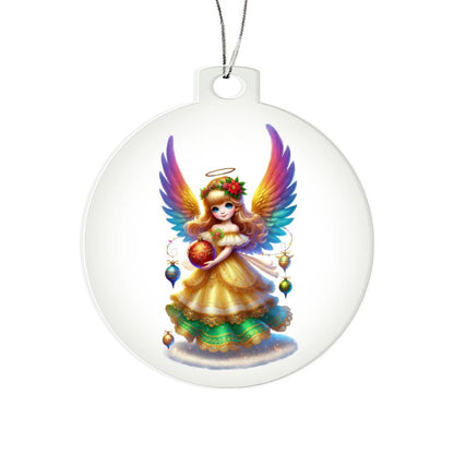 Cute Christmas Angel 016 - Acrylic Ornament