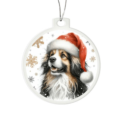 Christmas Dog - Barbet - Acrylic Ornament